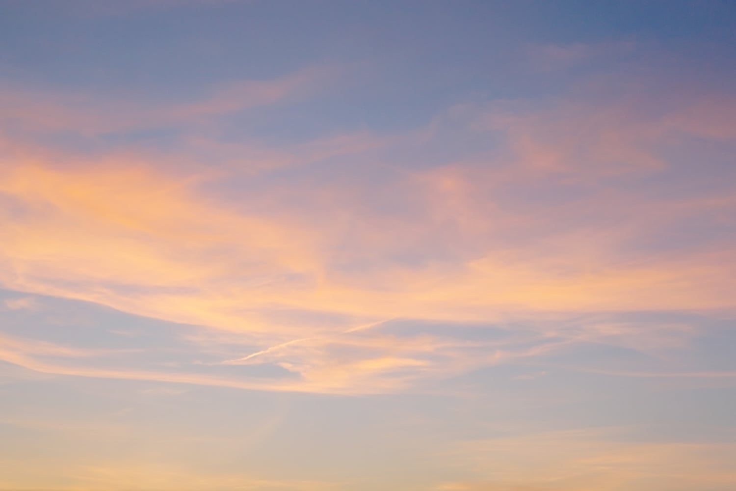 Beautiful evening sky with clouds