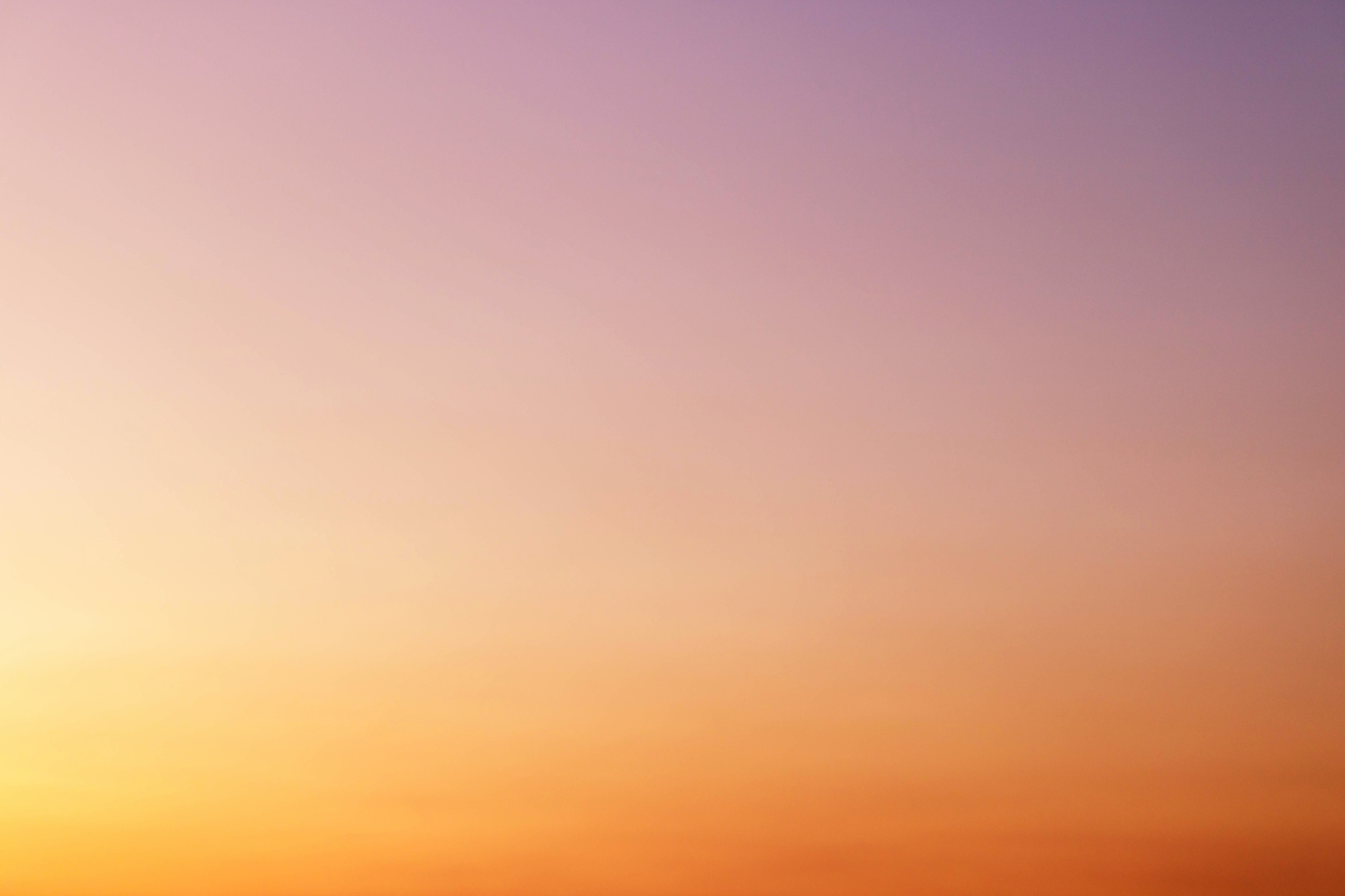 Gradient color of sunset sky