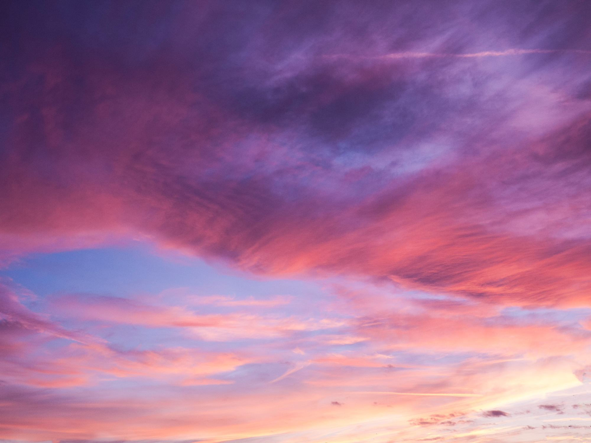 Purple Sunset Sky